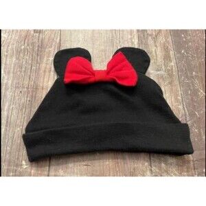 Disney Baby Minnie Mouse Ears Baby Girl Hat, Size Newborn